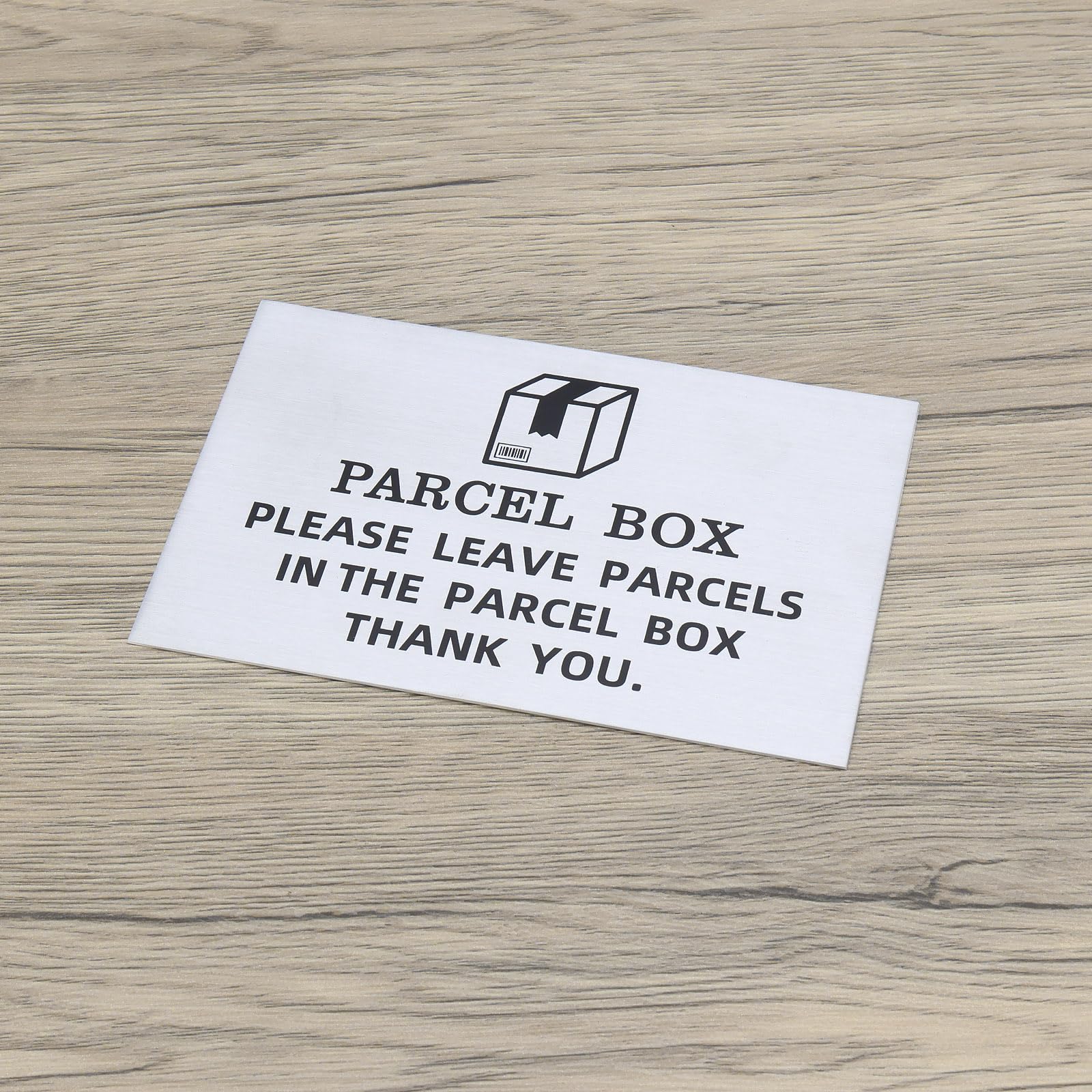 Please Leave Packages in the Box Thank You Sign | Delivery Instructions Sign | Metal Sign or Canvas for Home or Business