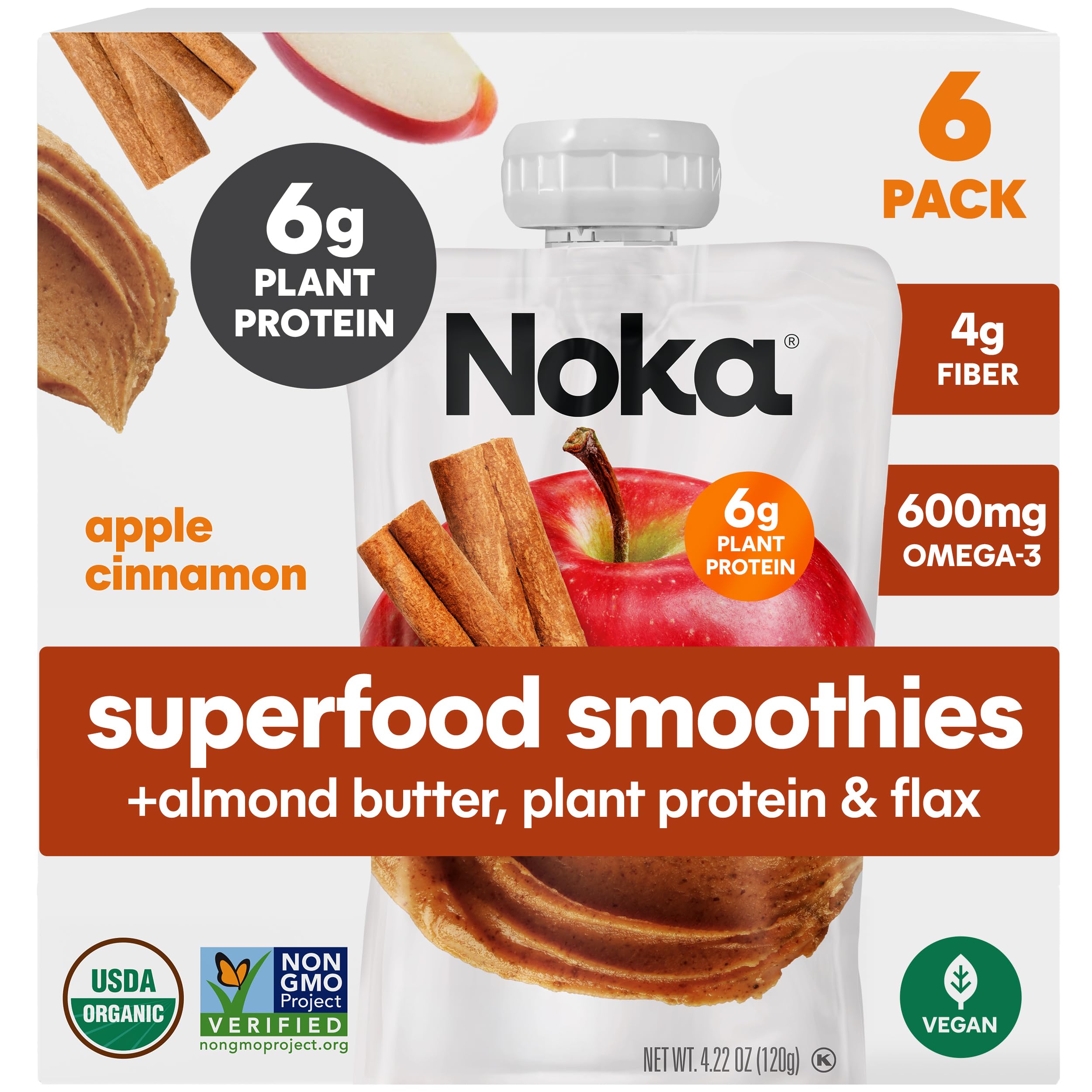 Amazon.com : Noka Superfood Fruit Smoothie Pouches, Organic