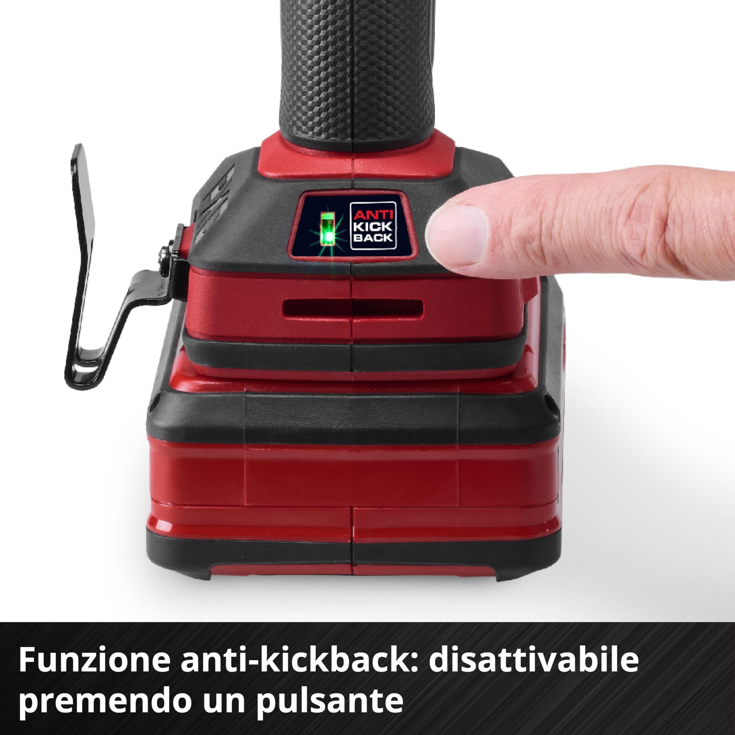 Einhell Professional trapano a percussione a batteria TP-CD 18/70-C Li-i BL - Solo Power X-Change (18 V, Brushless, 70 Nm, anti-kickback, mandrino 13 mm, senza batteria)