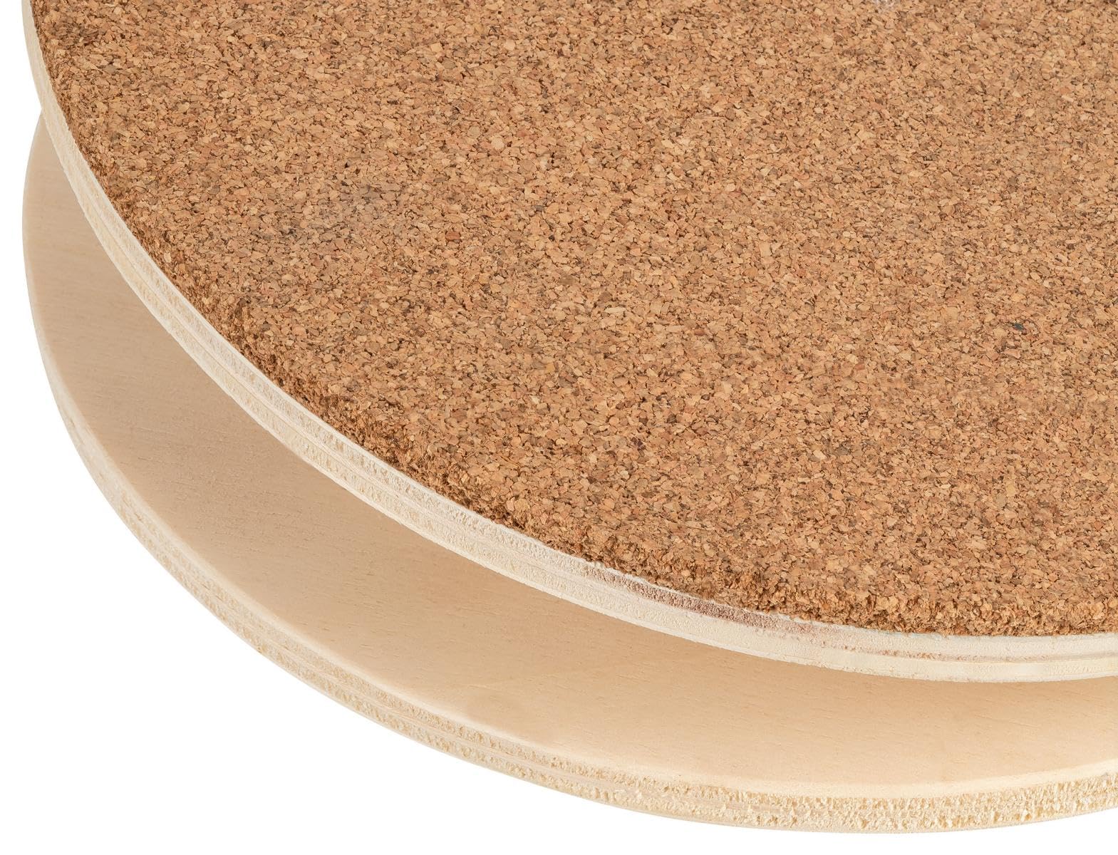 Plato de madera y corcho para hámsters y roedores | silencioso | juguete para roedores | material natural de corcho | alternativa a la rueda | accesorios para animales | juguete de hámster