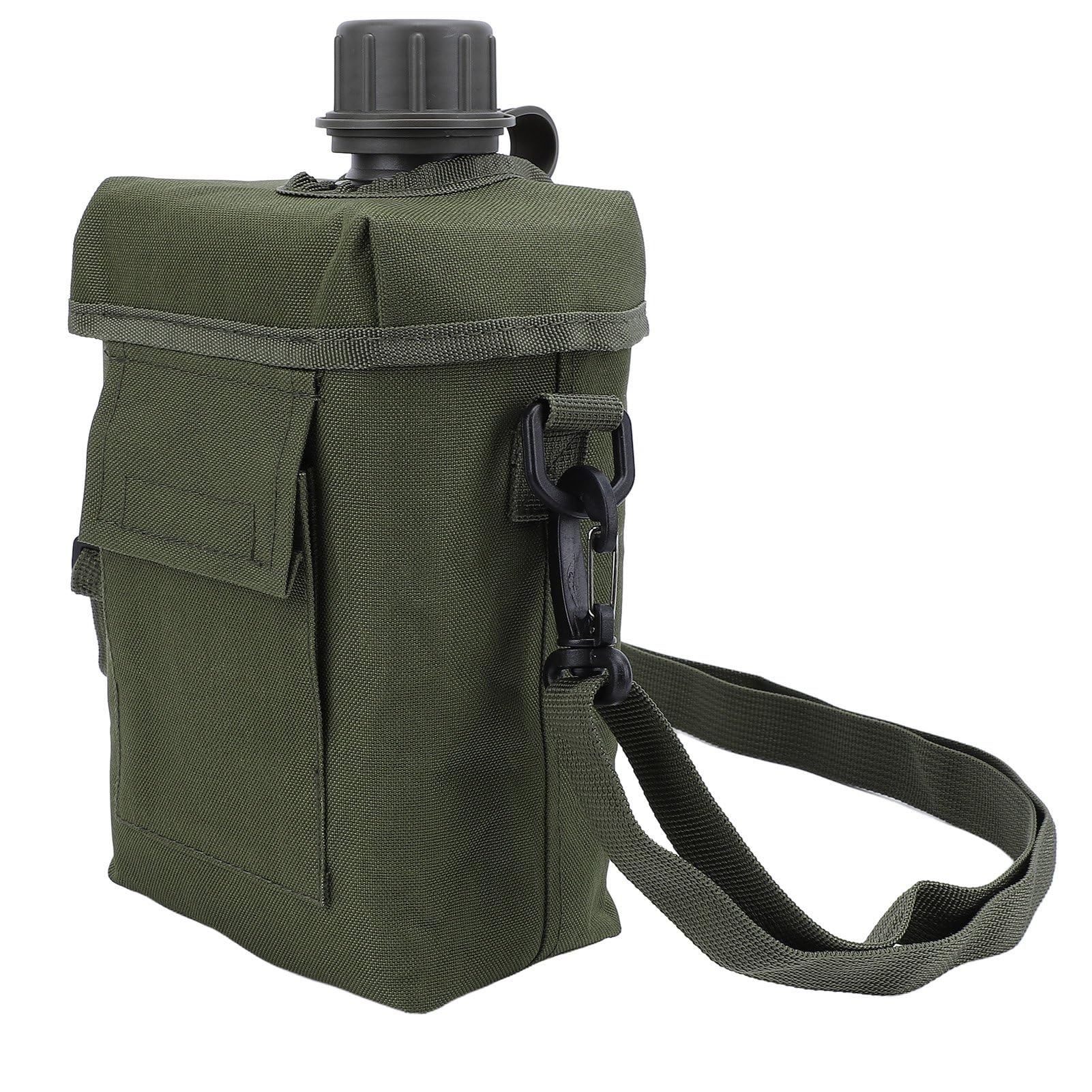 Jelquix 2L Sports Water Bottle with Large Capacity Leakproof Bag for Outdoor Activities PVC Design (Foliage)