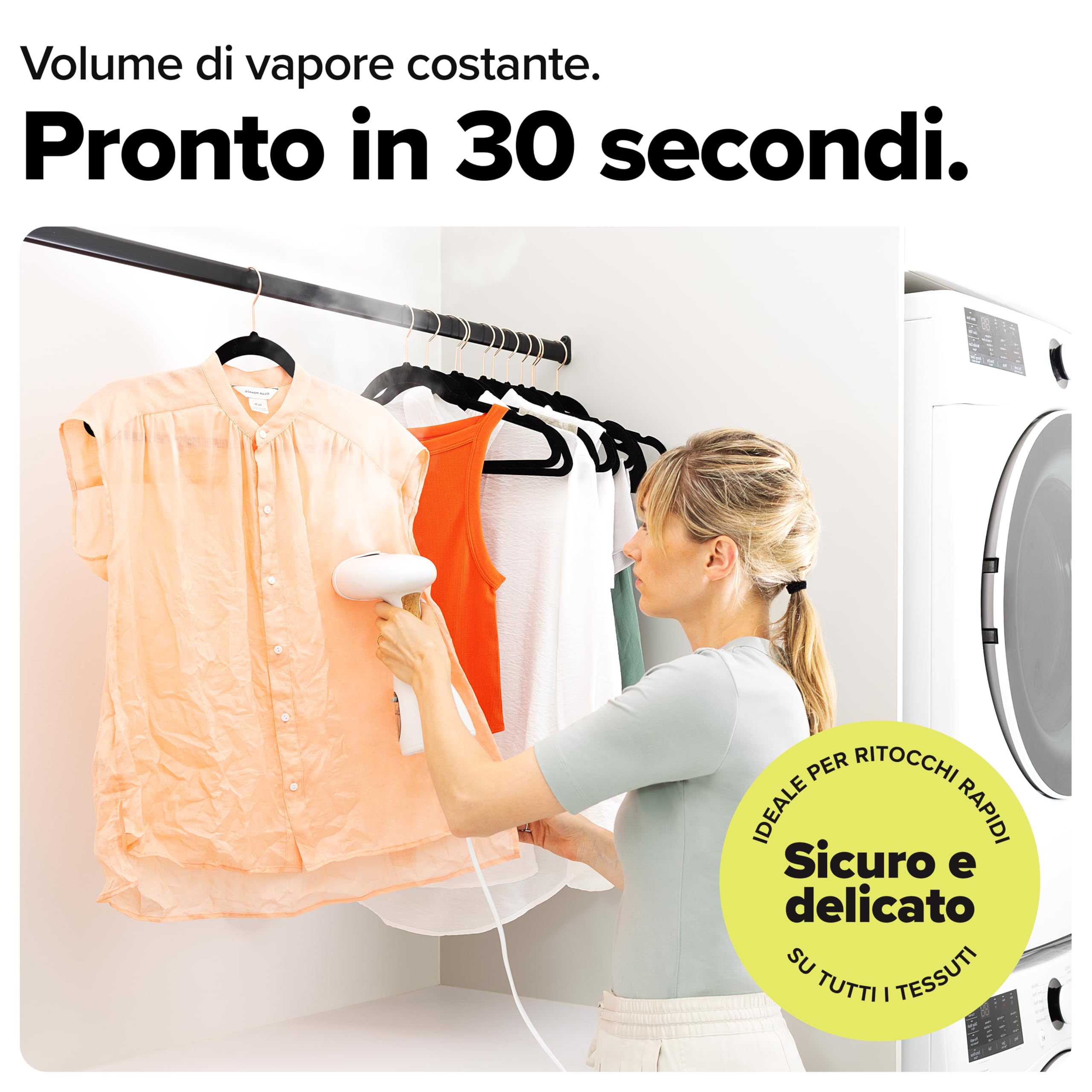 Dupray Voila 3-in-1 Vaporizzatore Portatile – Steamer a Mano per Abiti, Tessuti e Casa
