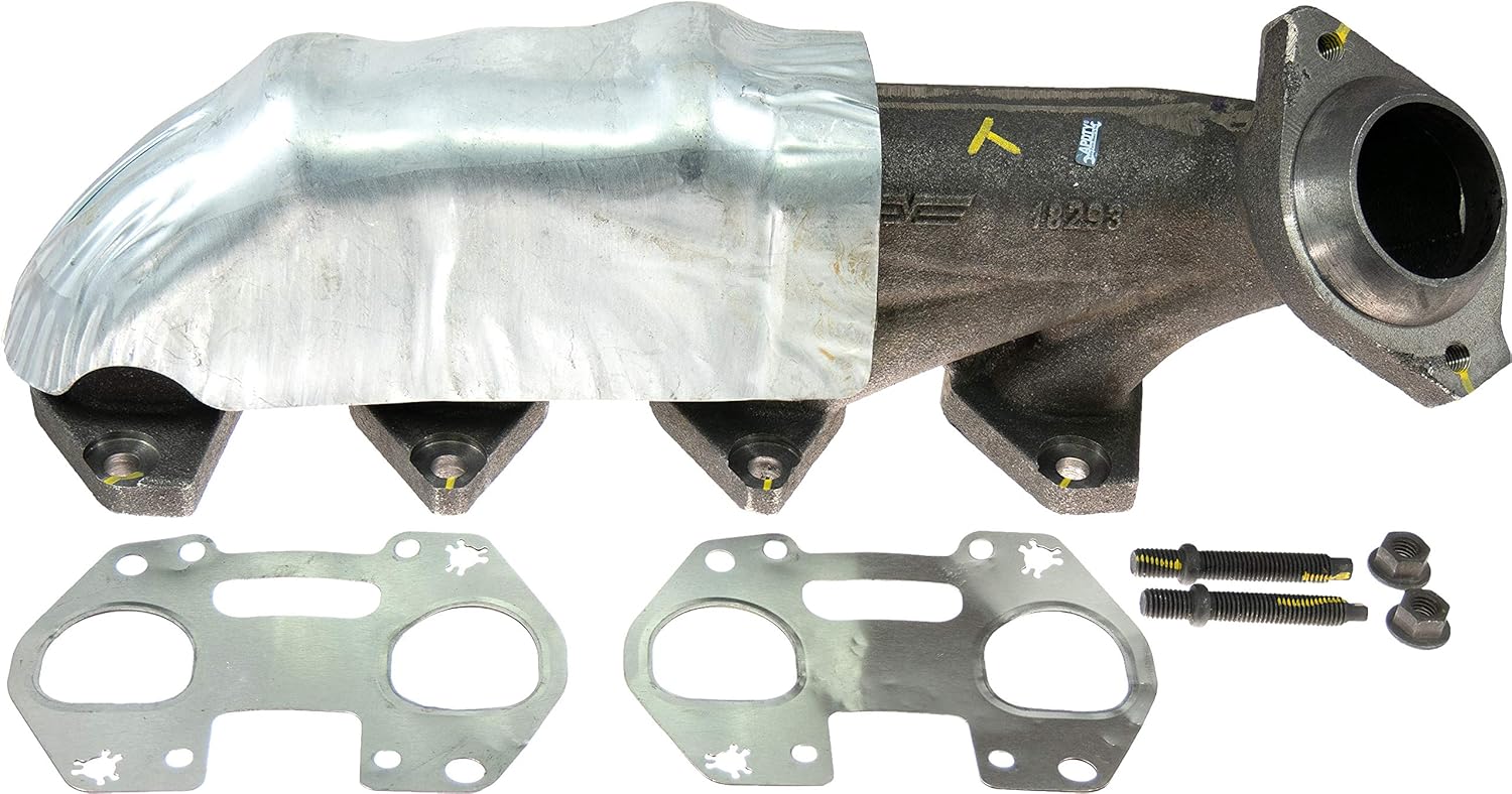 APDTY 785706 Driver Side Cast Iron Exhaust Manifold Kit