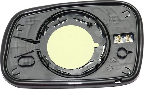 Miniatura 5 de Kool-Vue Espejo de cristal compatible con Honda Civic 2006-2011, espejo de cristal del pasajero con calefacción lateral coupé con placa de respaldo