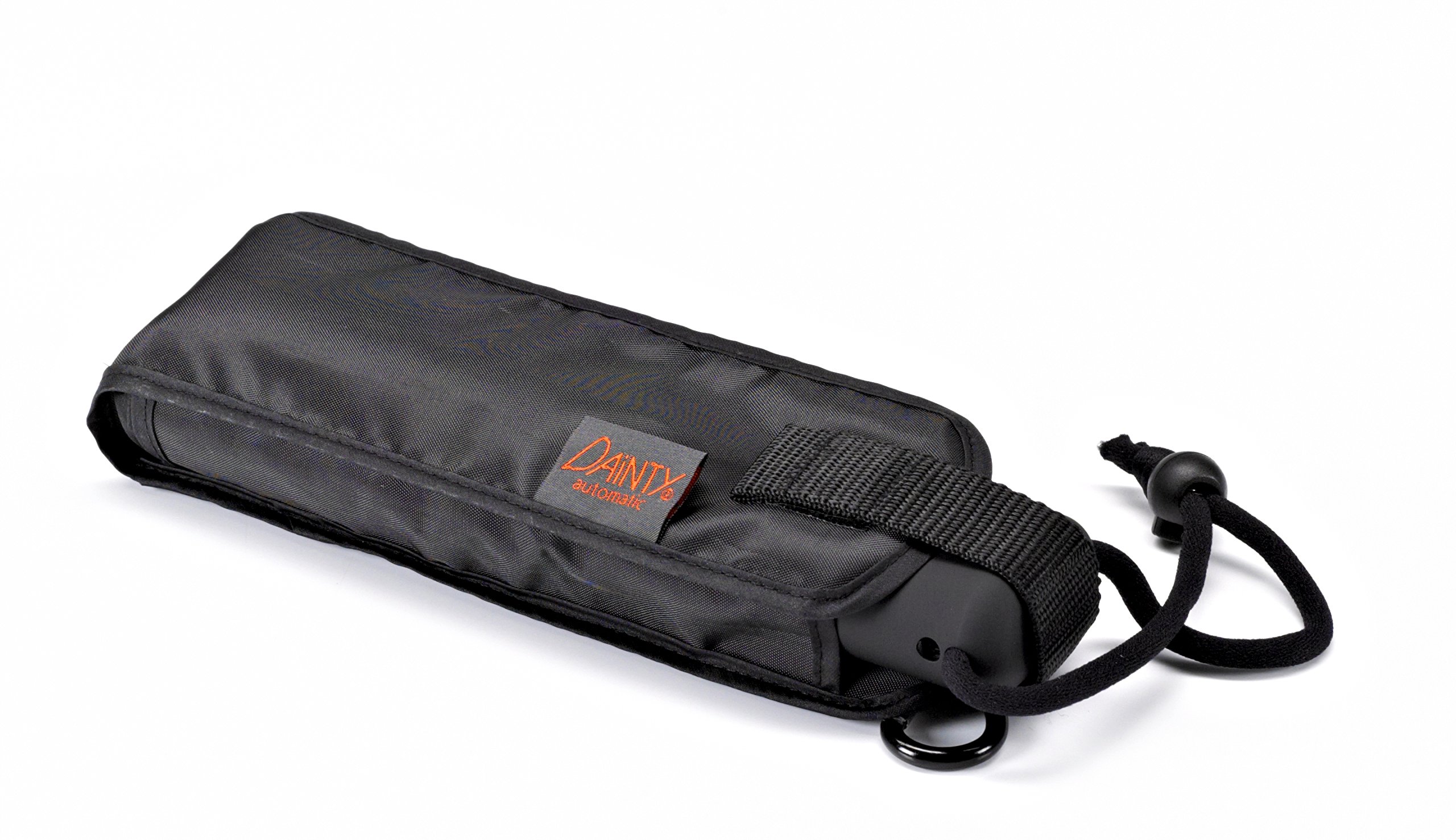 UnknownUnbekannt Adult (Unisex) Dainty Automatic Umbrella, Black, standard size