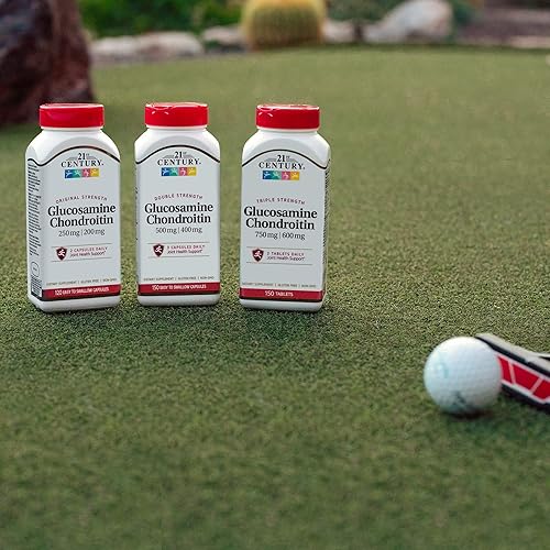 Miniatura 3 de 21st Century Glucosamina Condroitina 750/600mg - Triple Fuerza, Tabletas, 150 unidades