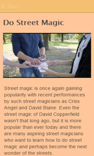 How To Do Street Magic