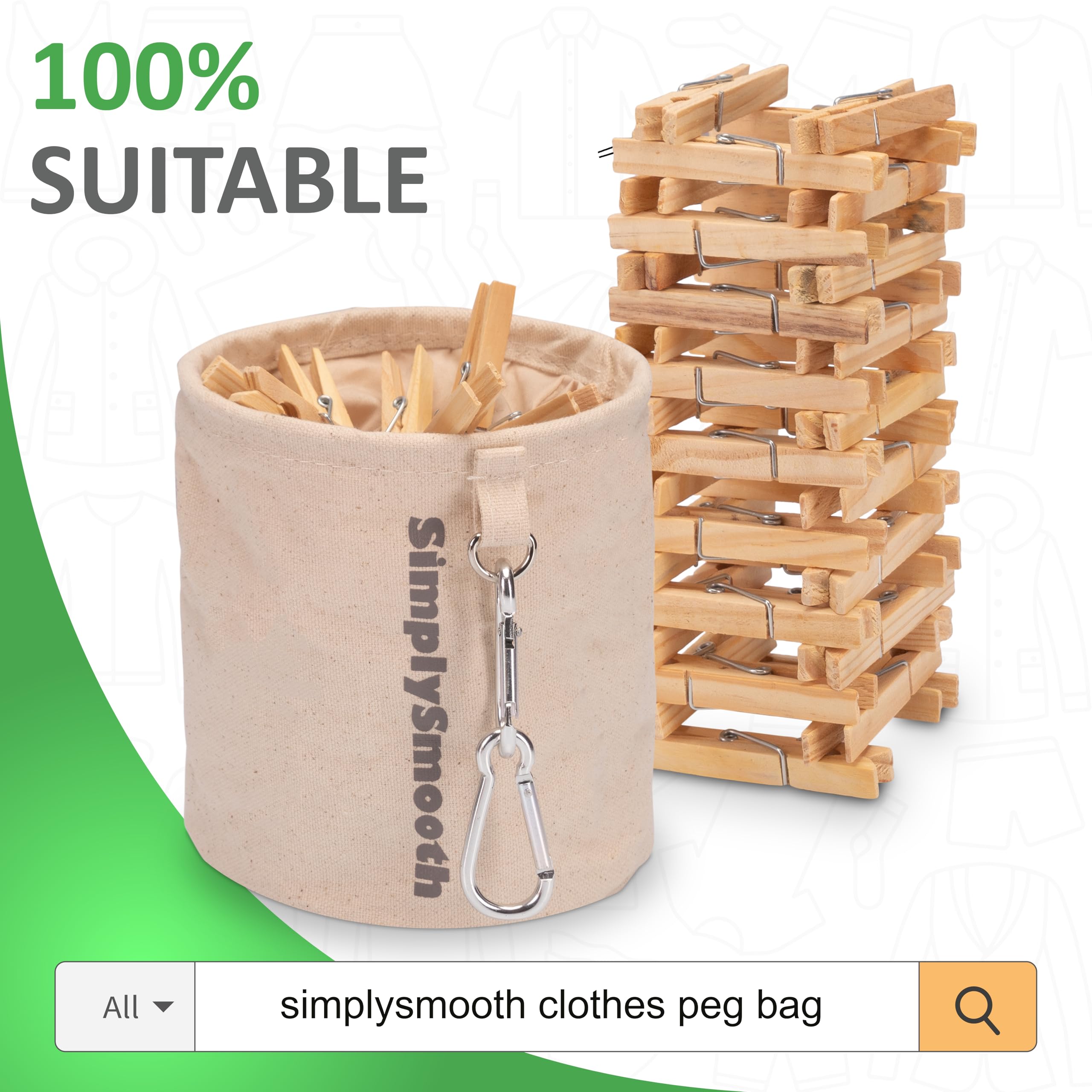 Corda Per Stendibiancheria SimplySmooth 30m - Con Anima Acciaio, Resistente Alle Intemperie - Foto 6