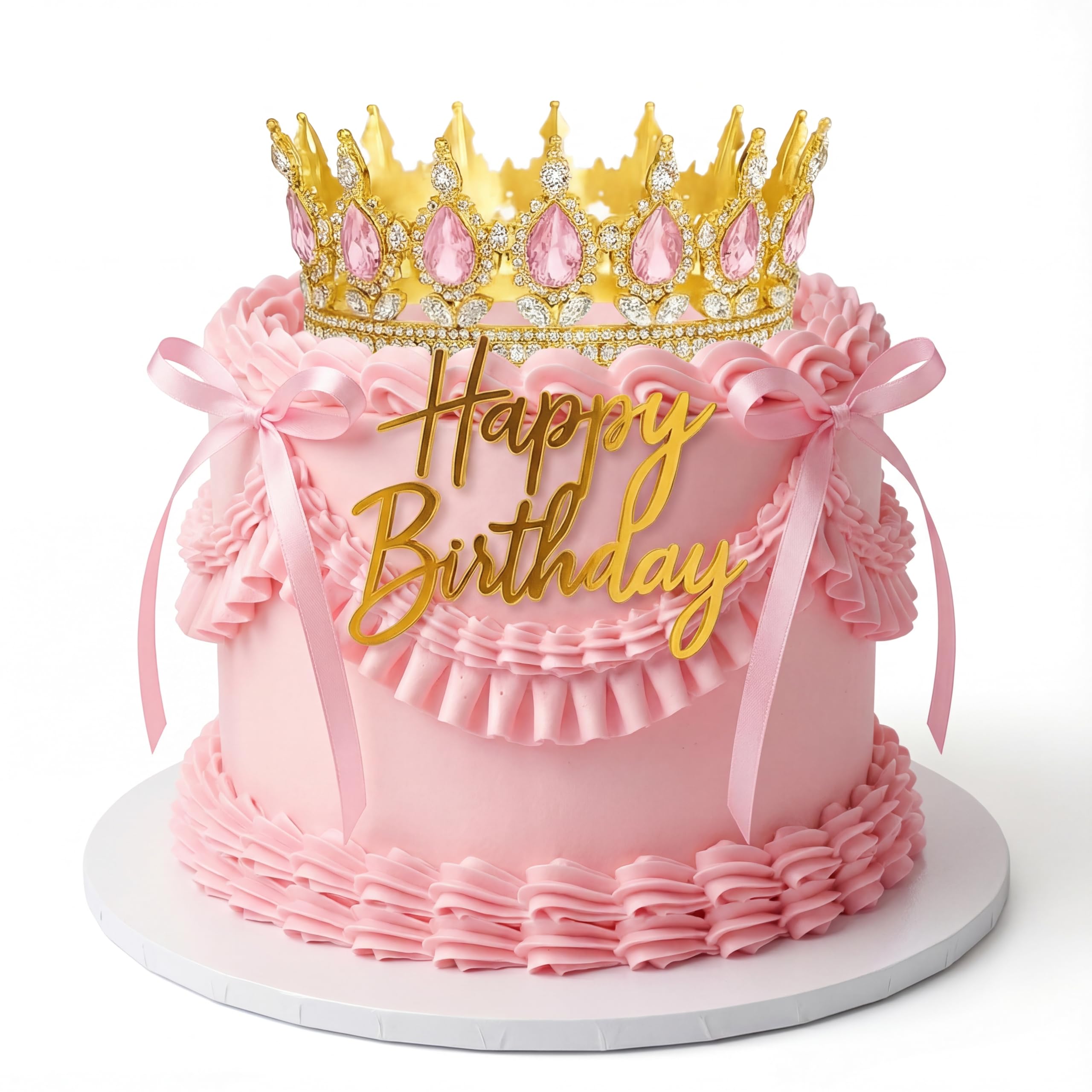 Verjaardag Tiaras Voor Vrouwen, Prinses Kroon Tiara, Happy Birthday Kronen Voor Vrouwen Verjaardag Kroon Voor Meisjes Verjaardag Sash Verjaardag Accessoires