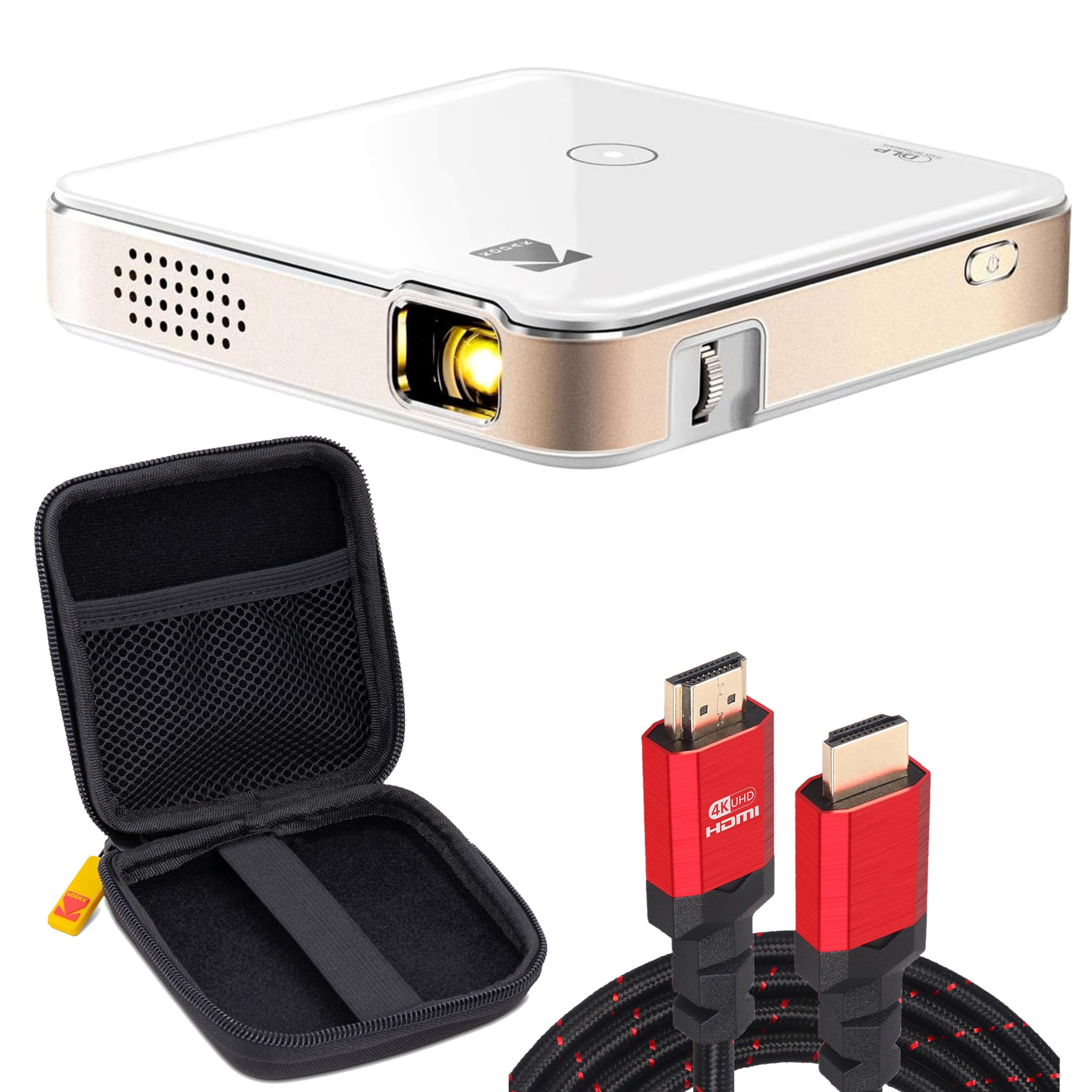 Proiettore Portatile KODAK Luma 150 – DLP 55 Lumen, 1080P, Batteria 2.5h, Altoparlante Integrato, WiFi E HDMI