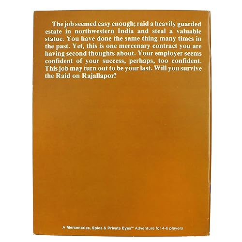 Miniatura 2 de Mercenaries, Spies & Private Eyes Raid on Rajallapor Module, Mystery Role Playing Game (4-6 players)