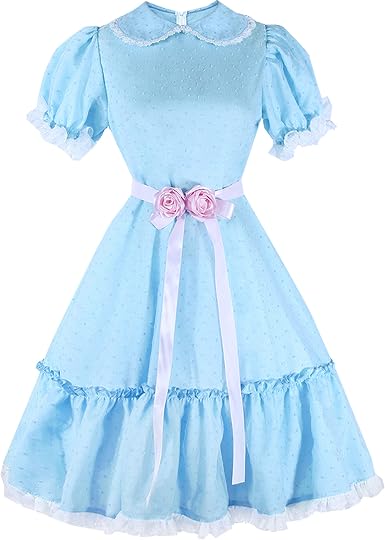 Amazon.com: Traje de Cosplay de la hija gemela adulta vestido azul  Halloween por encargo : Ropa, Zapatos y Joyería