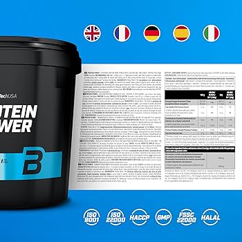 Whey Protein Isolate BioTechUSA Protein Power Italpor Csokoládé - 1000 G Proteine Whey - Foto 3