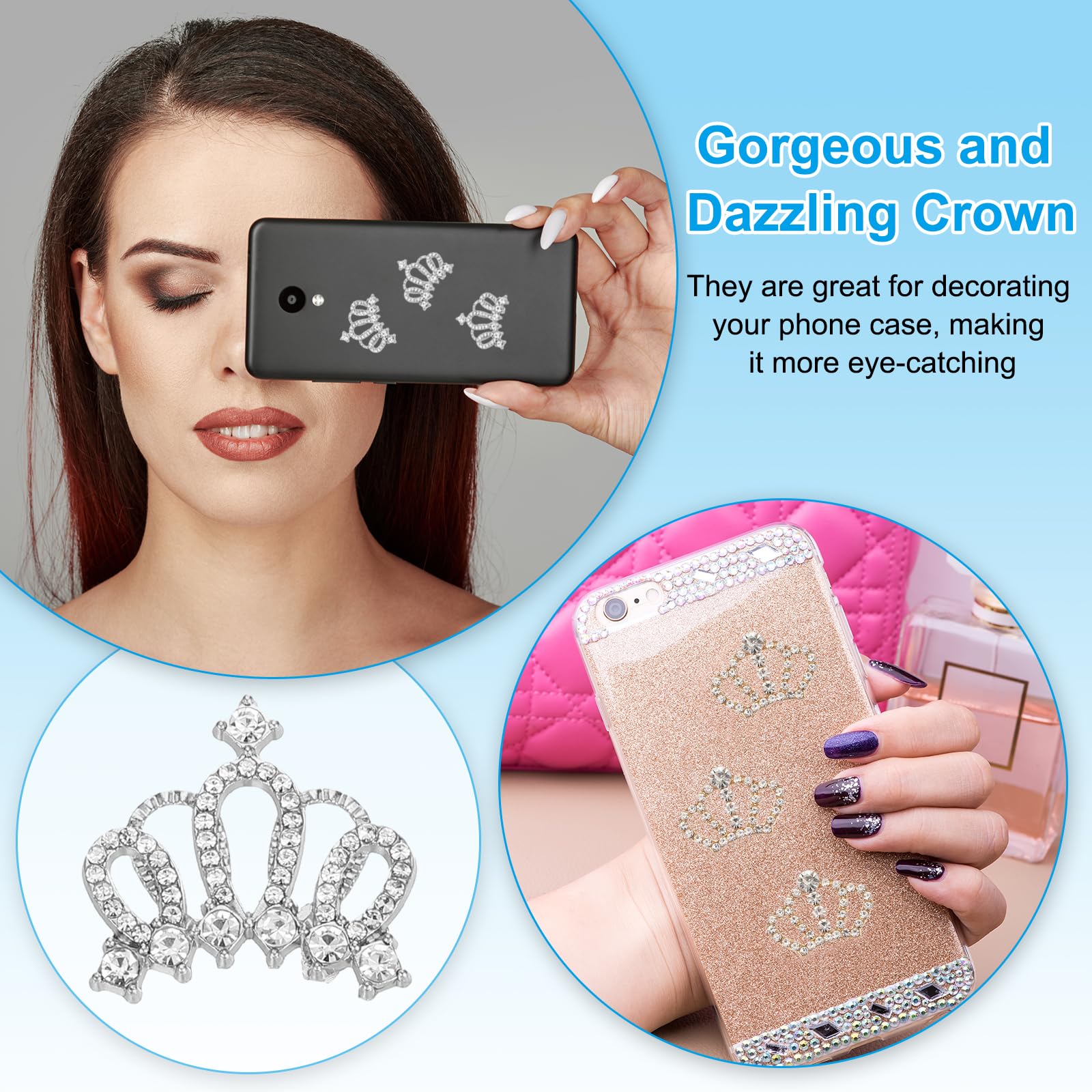 PATIKIL 20Pcs Crown Charms - Image 4