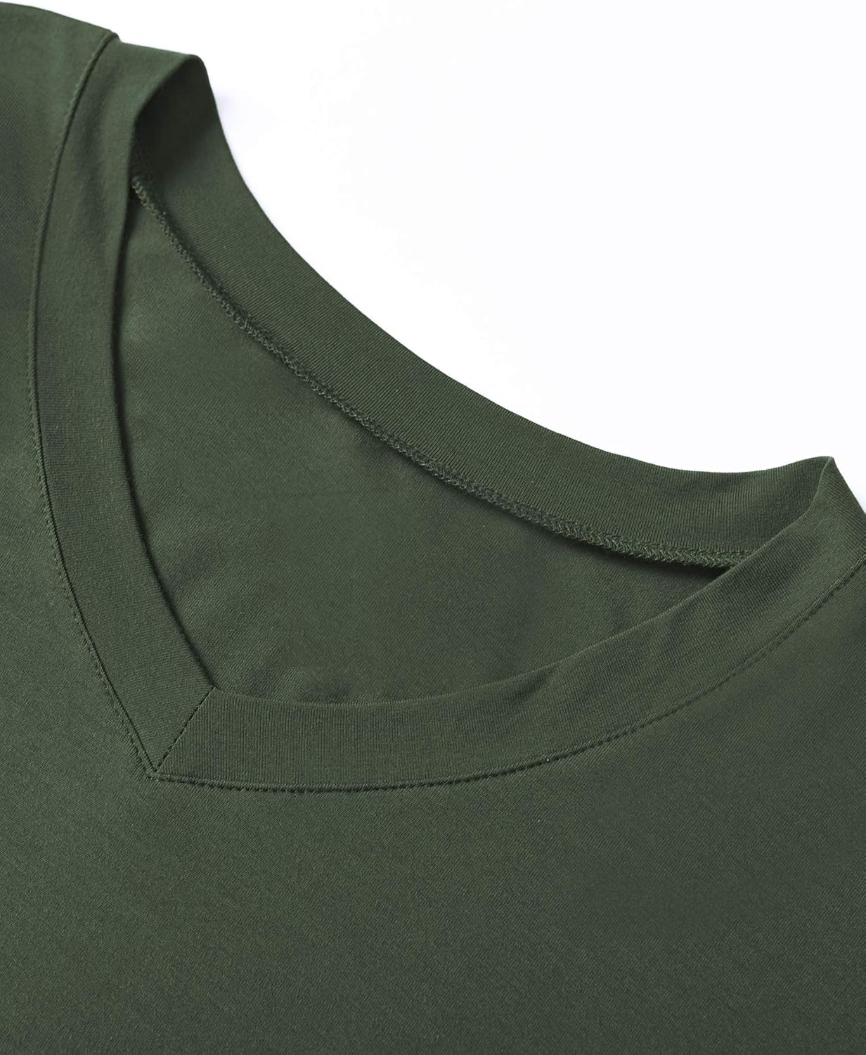 Latuza Men's Viscose Nightshirt Short Sleeves Sleep Shirt - Image 5