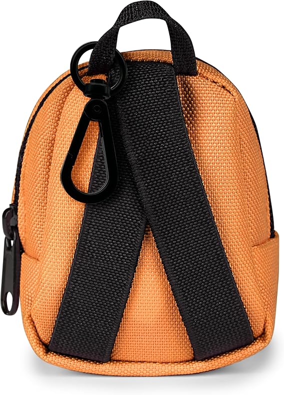 JanSport Mini Break Extra Small Keychain/Bag Charm, Orange Soda
