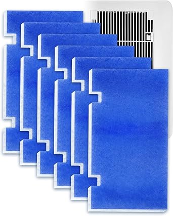 MERV 6 Rated RV AC Filter Replacements Compatible with Dometic 3313107.103 & 3105012.003 & 3104928.019, RV Air Conditioner Filters Excellent Air Permeability, 14"X7.5" RV Air Filters, 6PACK