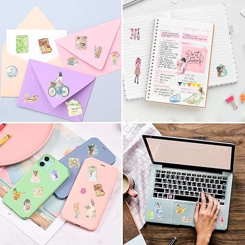 Miniatura 4 de Calcomanías estéticas retro hinchadas para niños, niñas y adultos, lindas calcomanías japonesas 3D para funda de teléfono, flor de hojaldre,