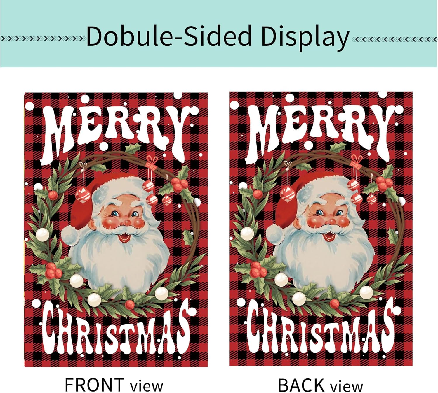 Seasonal Garden Flags Set of 12 Double Sided 12x18 Inch Yard Flags, Small Garden Flags for Outside Featuring Christmas Halloween Fall Winter Spring Easter for Outdoor Garden Holiday Decor All Seasons - Image 5