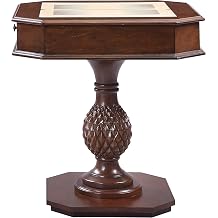 Reversible Chess Checker Game Table w/Game Tray Chess Fingures Not Included,Exquisite and Practical, Smooth,with Drawer Cheery
