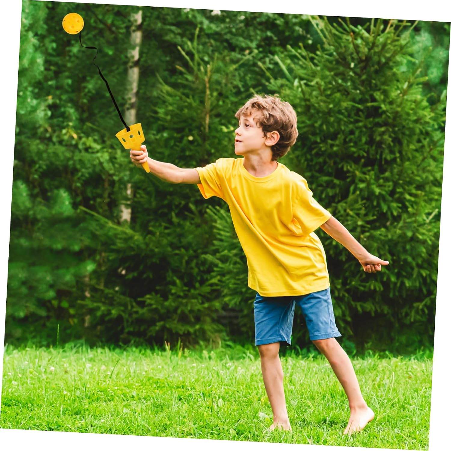 6 Sets Kids' Scoop Ball Game 8 Balls Interactive Catch Game Ideal for Playtime