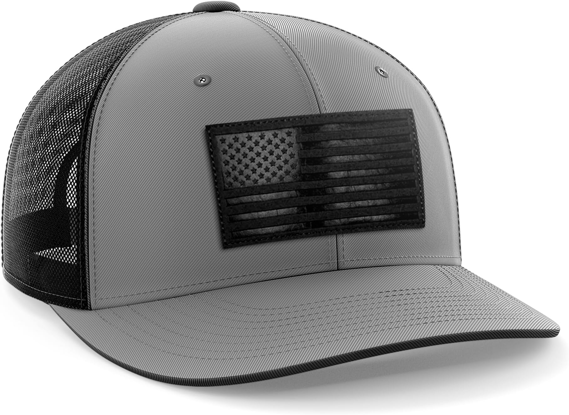Leather Flag Patch Snapbacks Hat for Men and Women