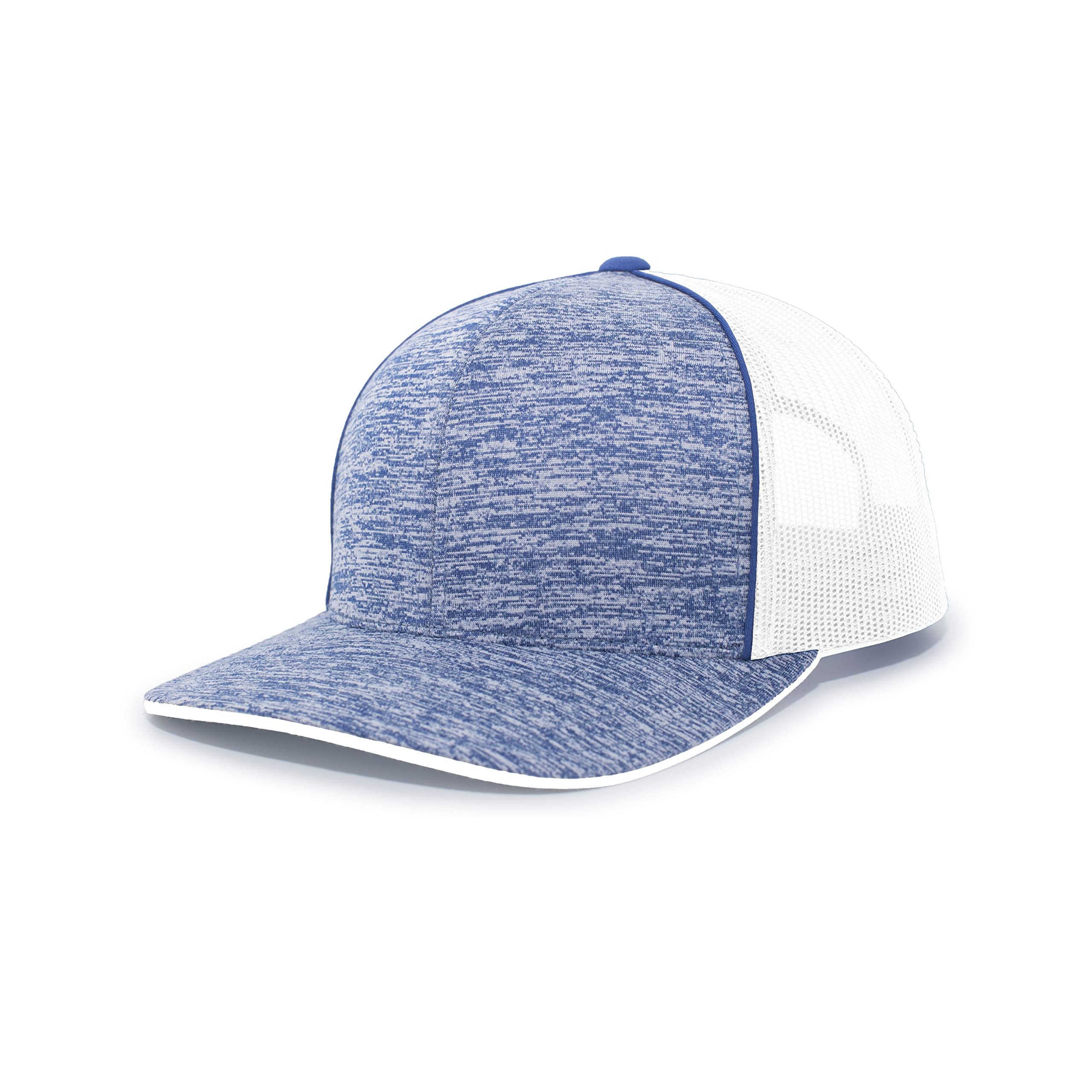Pacific Headwear Aggressive Heather Trucker Snapback Cap