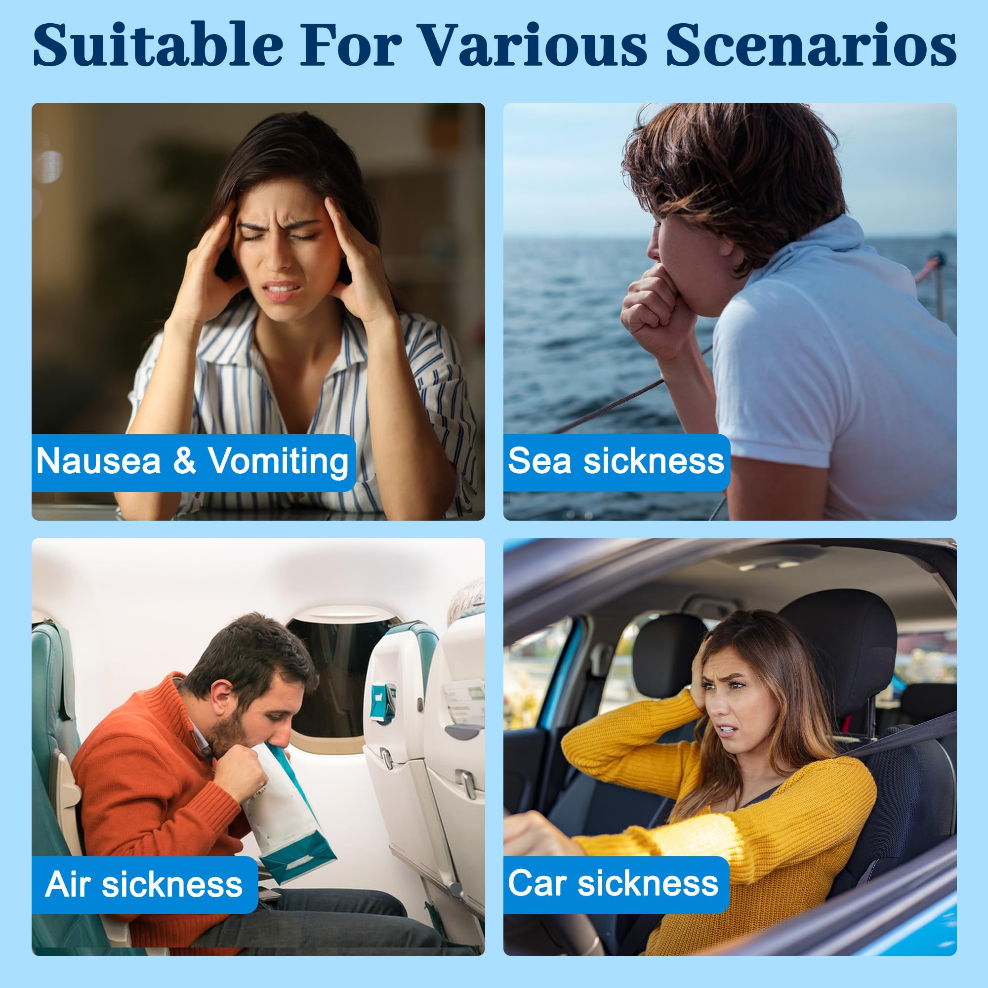 30ct Motion Sickness Patches Fast Acting & Long Last 72H — Amazon image 2