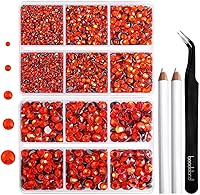 Vista 7 de 6736 piezas de diamantes de imitación termoadhesivos con parte trasera plana, diamantes de imitación AB transparentes para manualidades y ropa, 5