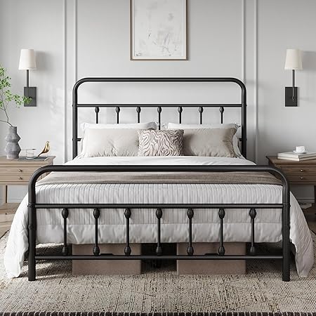Yaheetech Classic Metal Platform Bed Frame Mattress Foundation