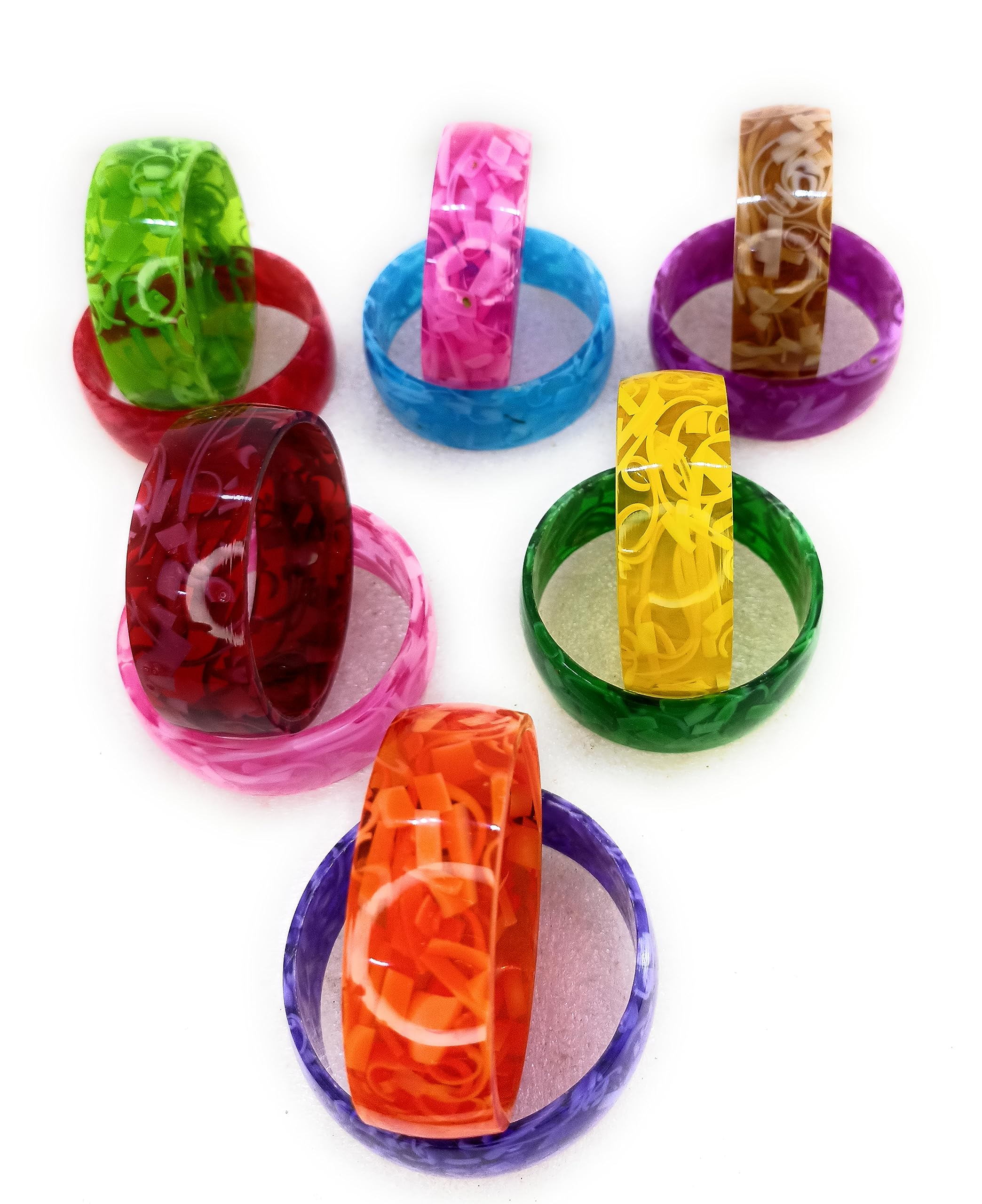 SBS Multicolor Marble Pattern Wide Kada/Bracelet Bangles set of 12 colors for Girl Child (4-6 year old(52 mm diameter)) (B0CG3RVT55) Amazon Price History, Amazon Price Tracker