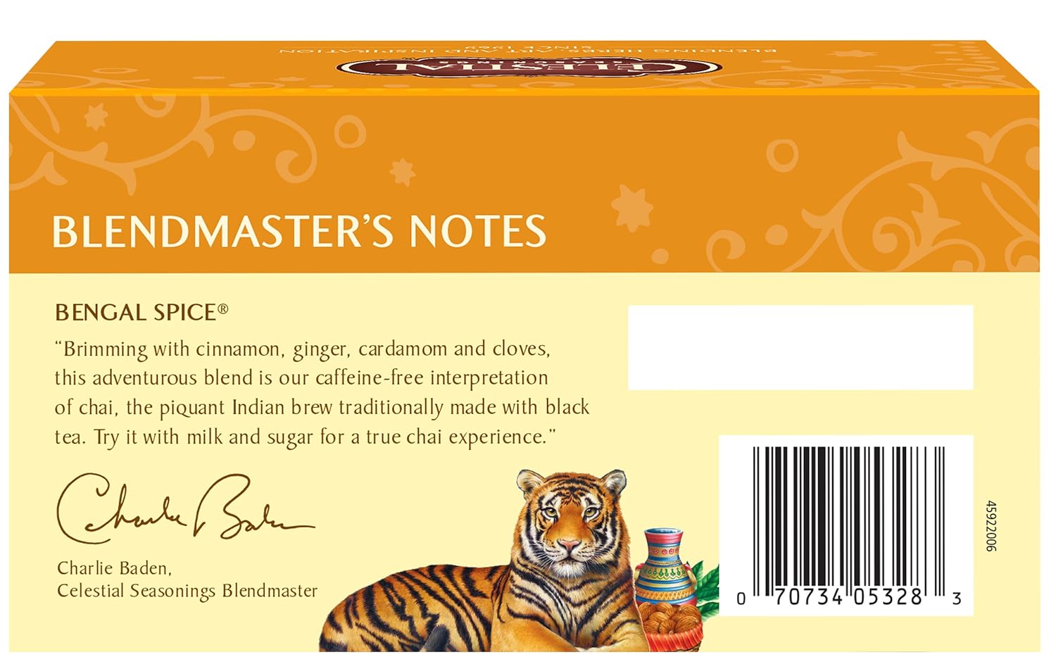 Celestial Seasonings Herbal Tea Variety Pack, Bengal Spice, Sleepytime, Honey Vanilla Chamomile, Country Peach Passion, Peppermint & Chamomile, Caffeine Free, 20 Tea Bags (Pack of 6) : Grocery & Gourmet Food