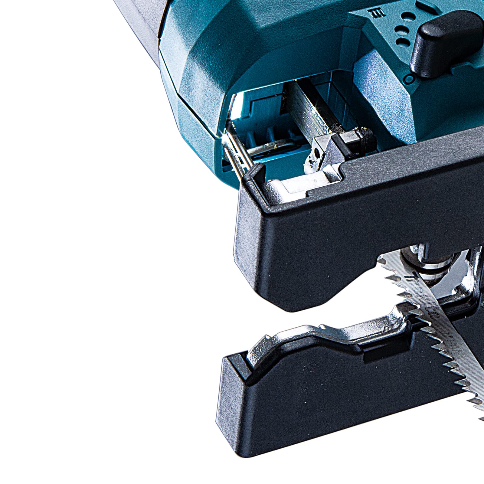 Makita DJV184RTJ 18V Li-Ion LXT Brushless Jigsaw completo di 2 batterie da 5,0 Ah e caricatore fornito in una custodia Makpac