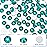 Novani Rhinestones 1440pcs SS20 Glass Rhinestones Crystal Flatback Gemstones for Crafts Nails Makeup Bags and Shoes DecorationSS20, Green Zircon