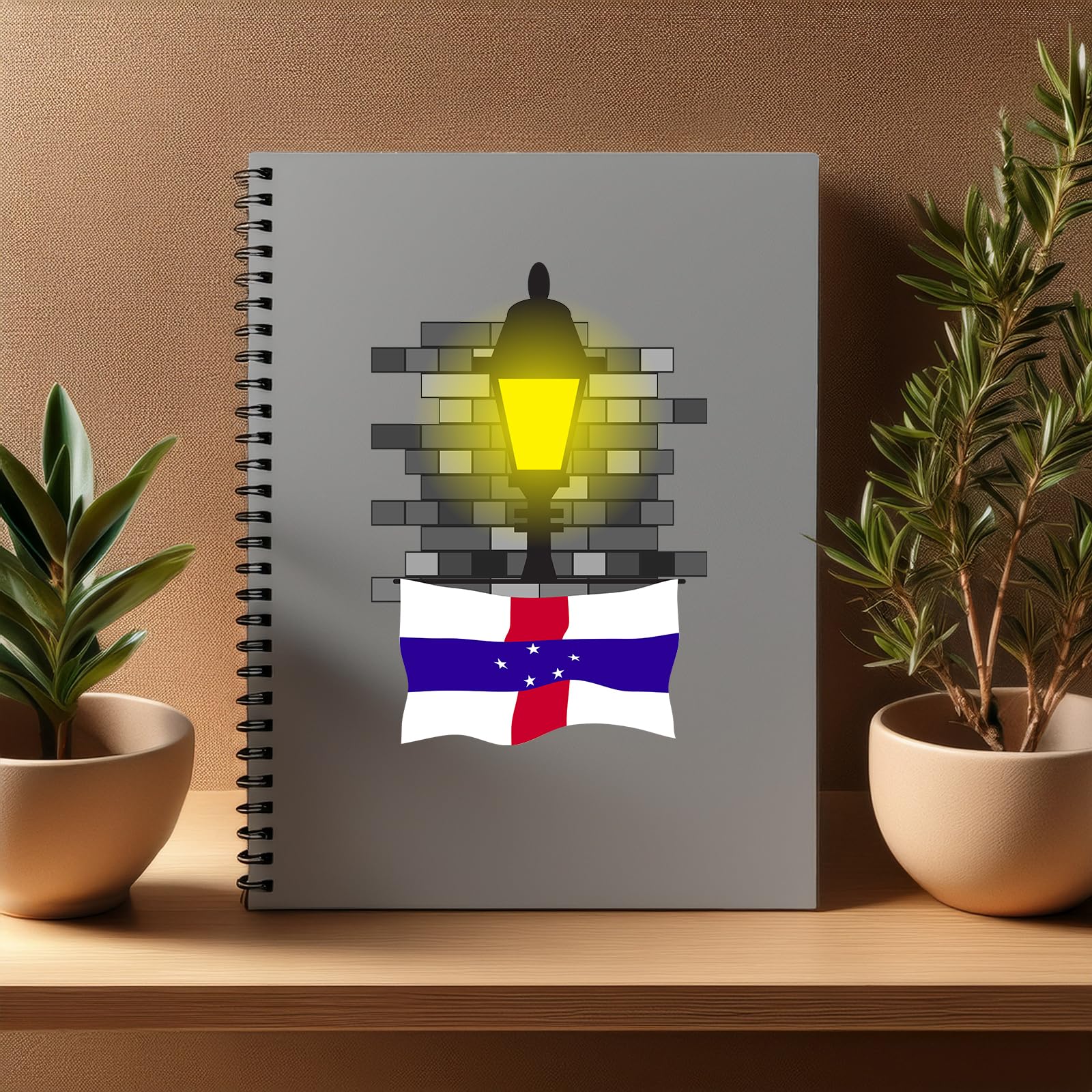 Carnet Antilles Néerlandaises A5 fini les pages blanches pack de 20 cahiers - 4