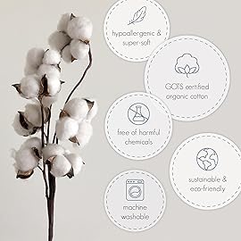 Ecolino Organic Cotton Baby Sleep Sack - 2-Way Zipper Baby Wearable Blanket - Toddler Sleeping Bag Sack - 18-36 Months - Milky Way