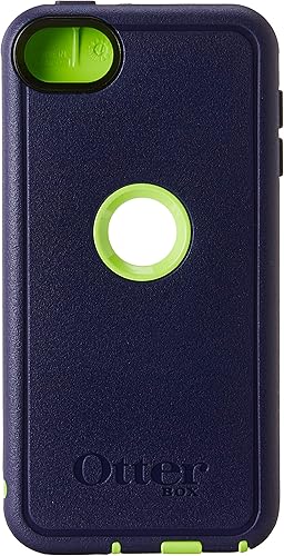 OtterBox Defender Series - Funda para Apple iPod Touch (compatible con 5ª/6ª/7ª generación), embalaje al por menor, color punk (verde brillante/azul