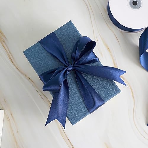 Vista 610 de MEEDEE Orange Satin Ribbon - 1.5 inch Double Faced Satin Ribbon, 50 Yards - Neon Tangerine - For Christmas, Thanksgiving, Halloween, Weddings