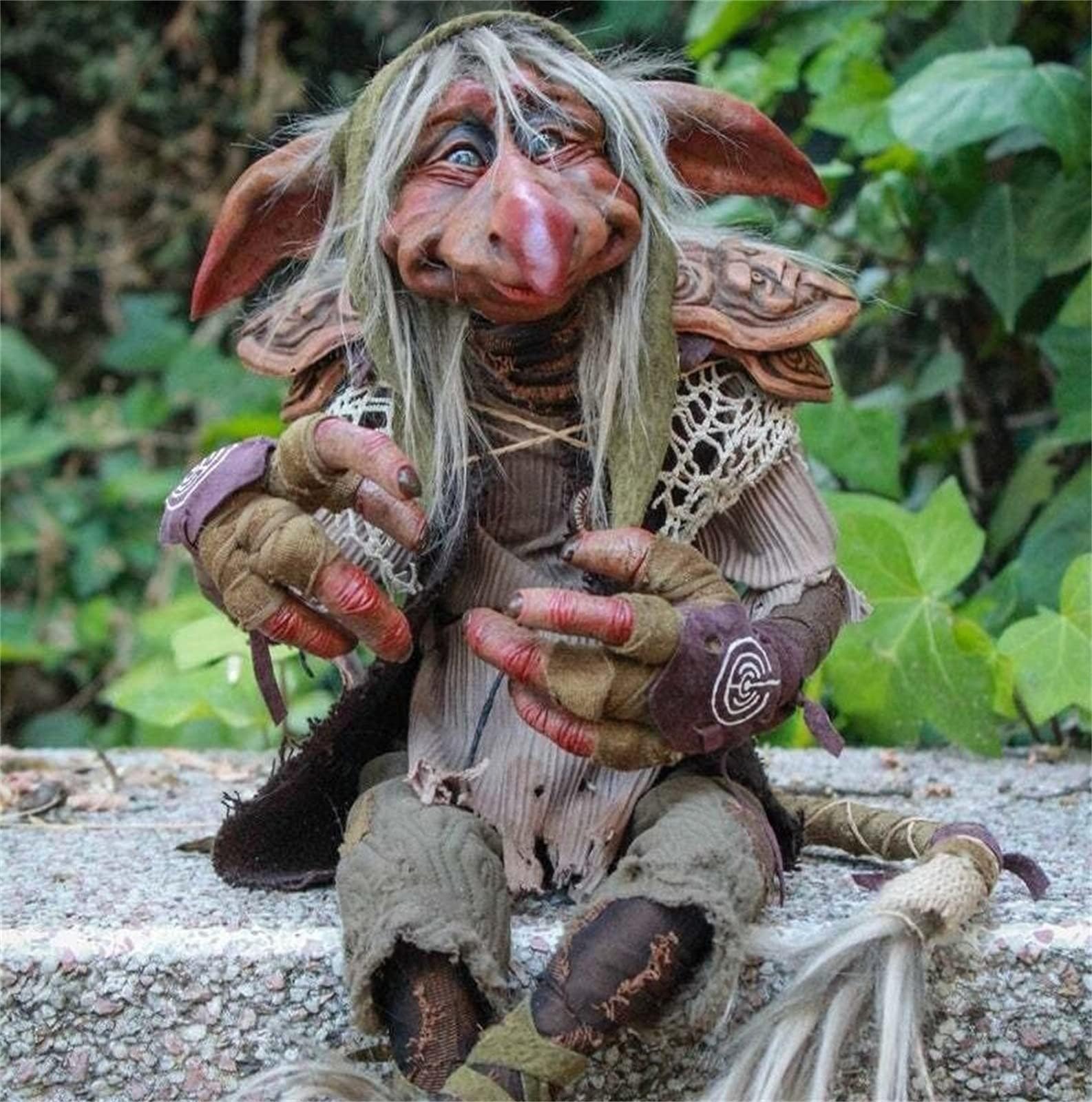 Lockenstab Bronze Leprechaun Garden Statue, Large Character Figure, Decorative Sculpture