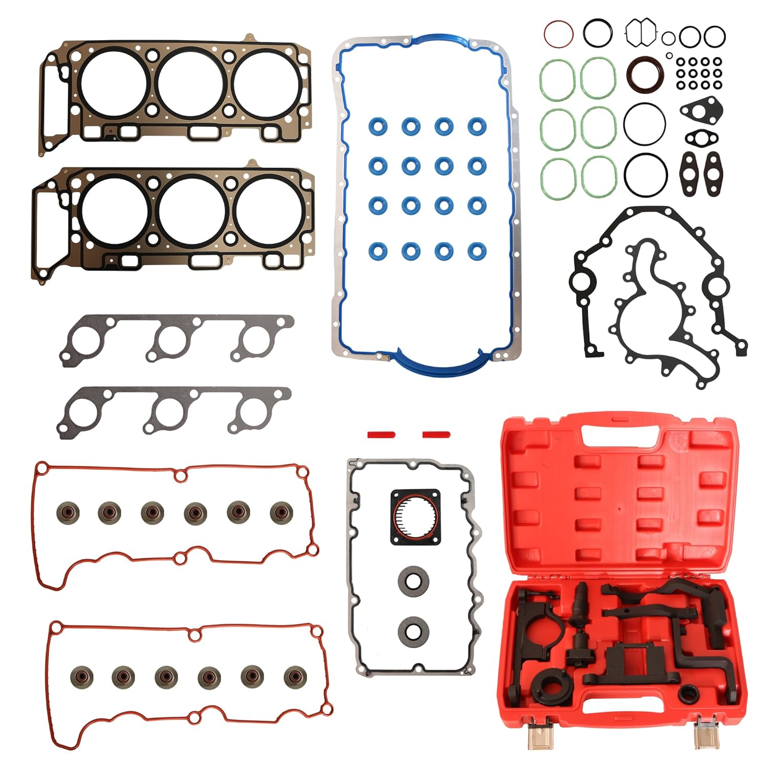 MLS Full Head Gasket for Ford Explorer Ranger 00-03,for Mercury Mountaineer 02-03,for Mazda B4000 01-03,4.0L SOHC HS9293PT-2 (Head Gasket & Tool Kit)