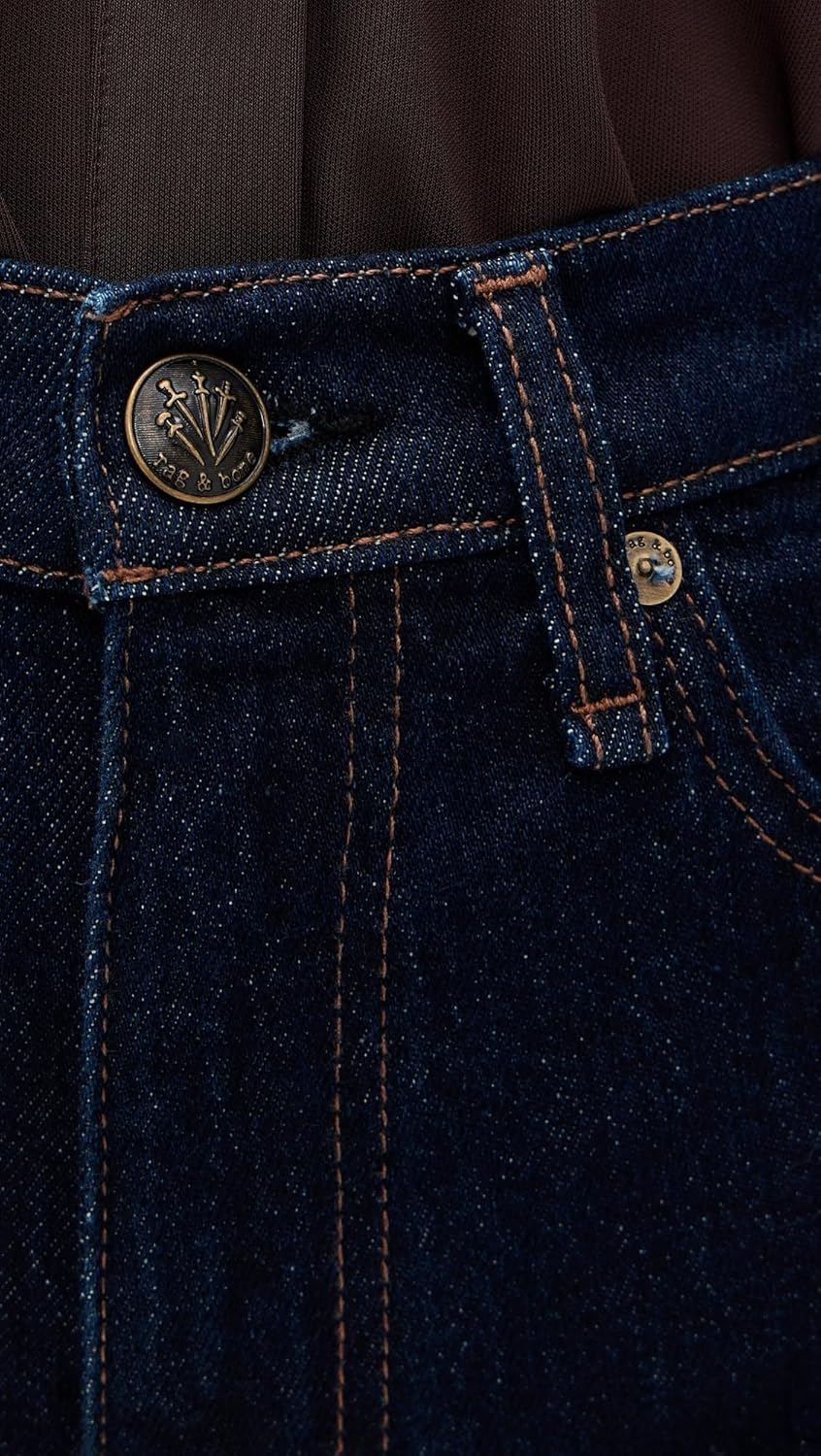 rag & bone Women's Harlow Ankle Straight Jeans - Image 6