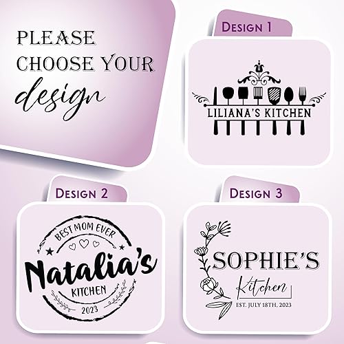 Miniatura 4 de Tayfus Engraved Personalized Wood Cutting Boards - Serving Block Made For Great Custom Gifts - Best Christmas, Wedding, Anniversary, Bridal Shower,
