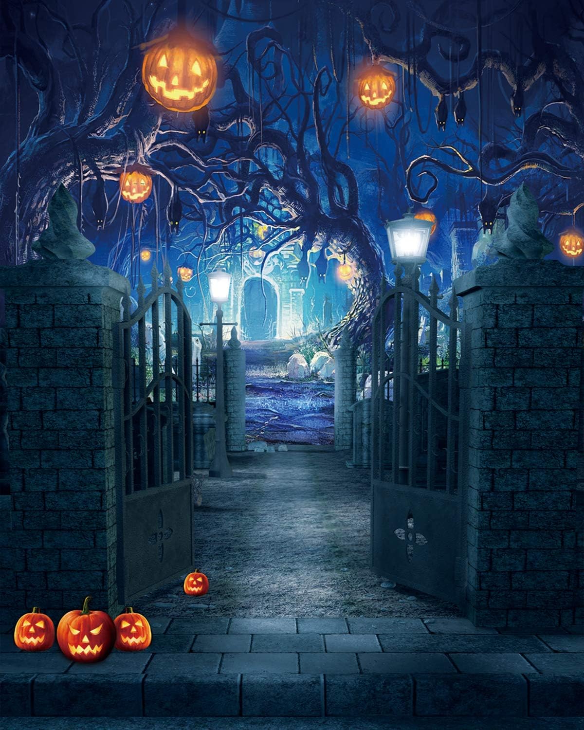 5X7FT Halloween Backdrops for Photography Halloween Photo