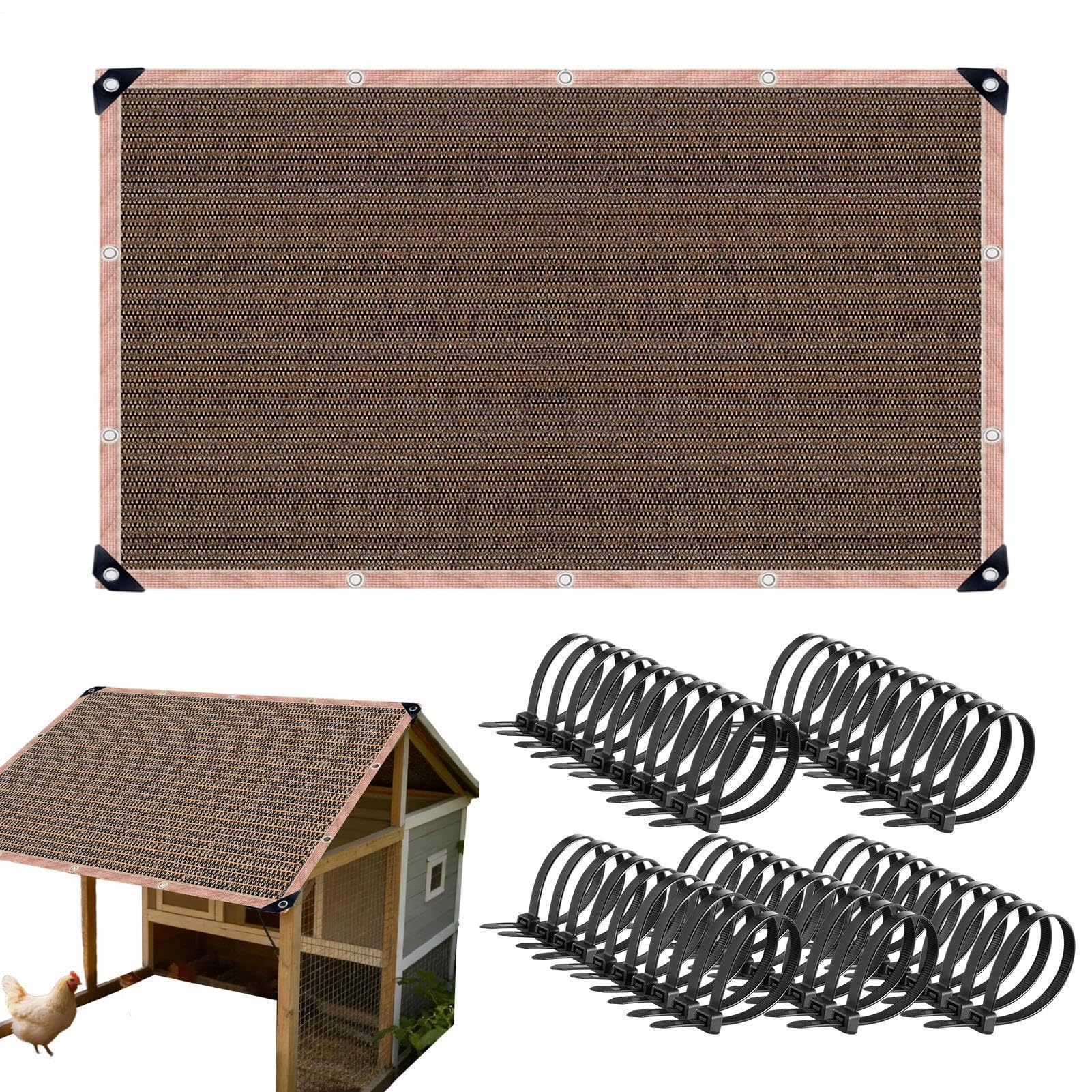 Tissu d'ombrage avec œillets respirant et anti UV pour terrasse et jardin