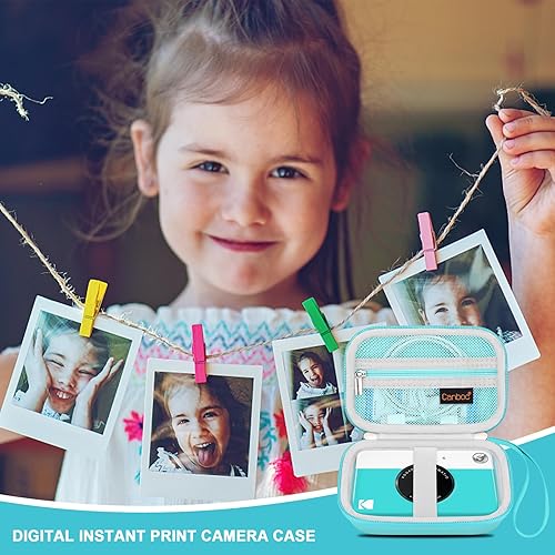 Miniatura 7 de Canboc Estuche de transporte para cámara digital de impresión instantánea Kodak Printomatic, bolsa de malla con cremallera para papel fotográfico,