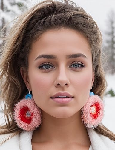 Miniatura 2 de Handmade Dangle Earrings Cute Statement Earrings Colorful Fun Novelty Preppy Jewelry Gifts for Girls Women