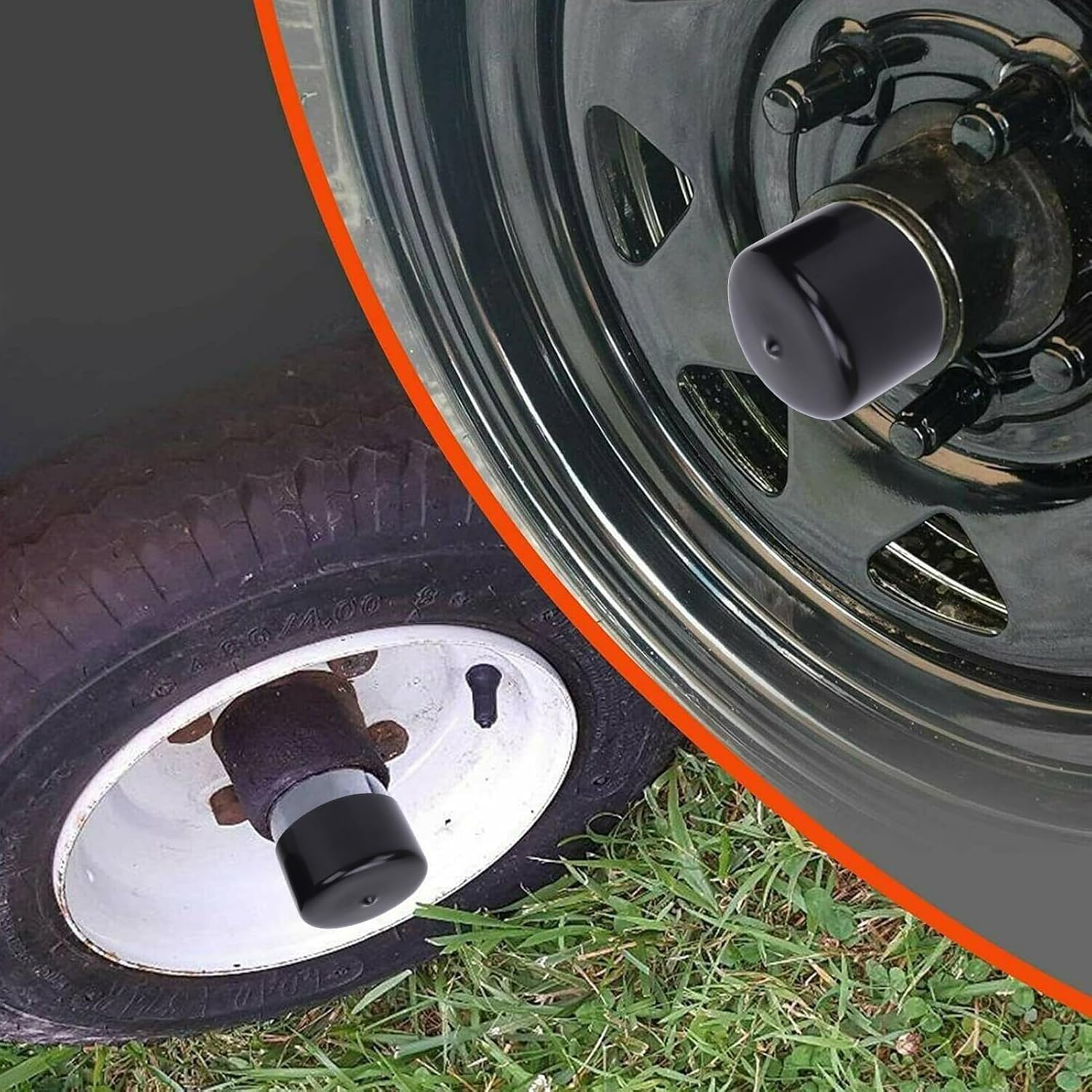 Trailer Wheel Bearing Protector Stainless Steel 1.980 Inch Hub Cover for Boat Trailer