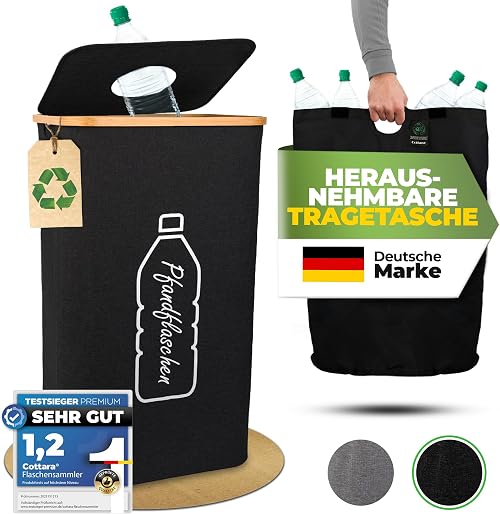 STORi LUUP Mülleimer 2,5 Gallonen - Kompakter Abfalleimer Mit Taschensicherung, Made In USA