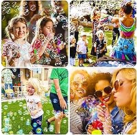 Vista 6 de 200 mini varitas de burbujas de estrellas de 20 colores, juguetes de recuerdo de fiesta para niños, hora del baño, regalos de verano al aire libre