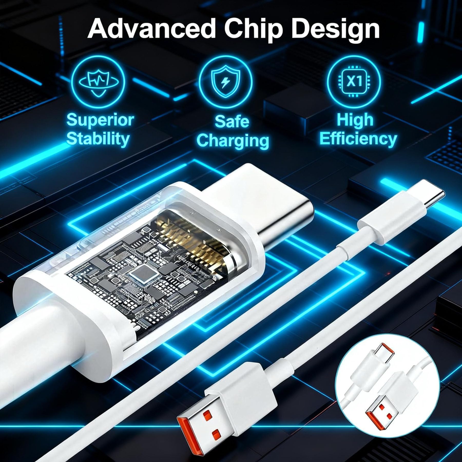Cavo di ricarica rapida USB-C da 1,5 m per apparecchi acustici MDhearing, Lexie B2 Powered by Bose, Lucid Engage/TALA/fio (solo custodia di ricarica)